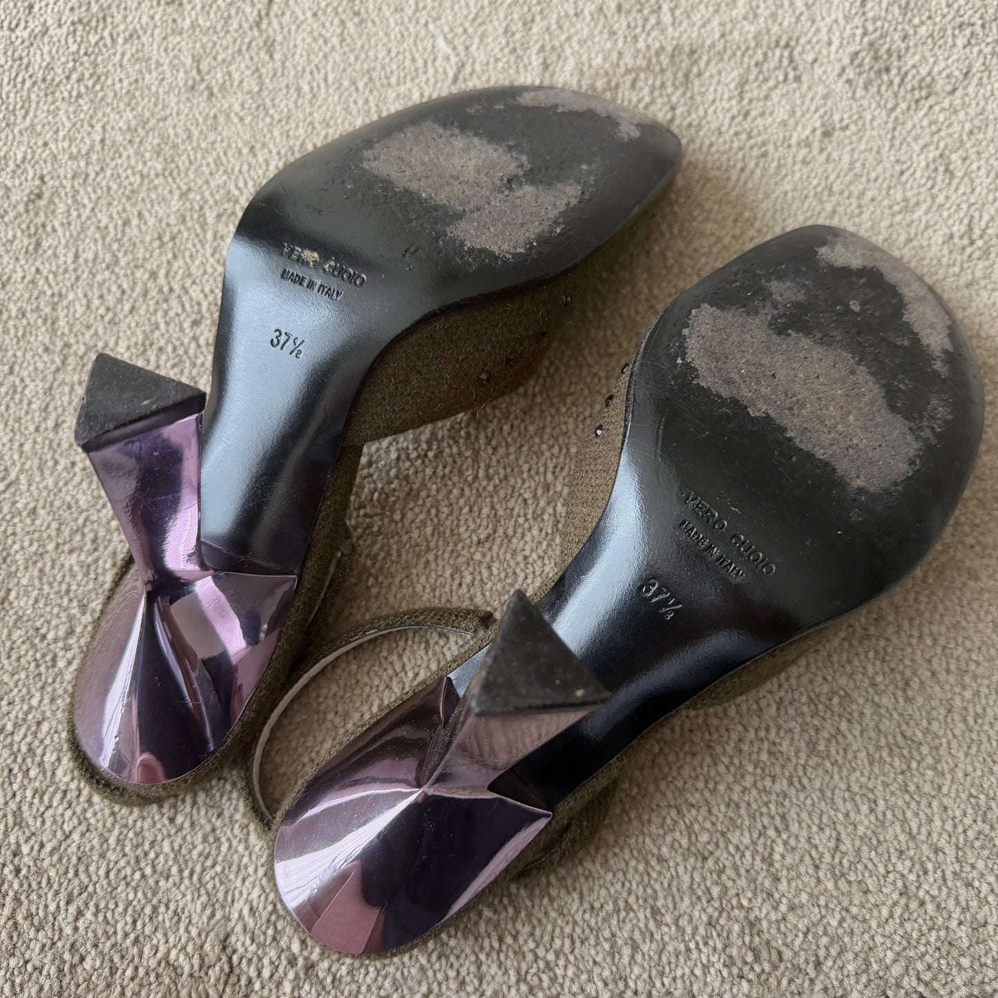miu miu s/s 1998 embellished slingback heels