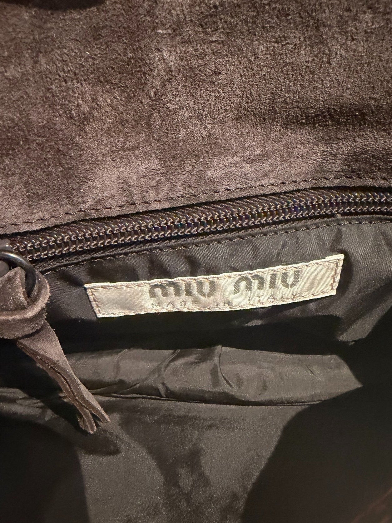 miu miu f/w 1999 python embossed & mesh shoulder bag